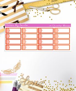 Quarter Boxes 024 Planner Stickers, Journal Stickers, Functional Planner Stickers, Stationary Stickers