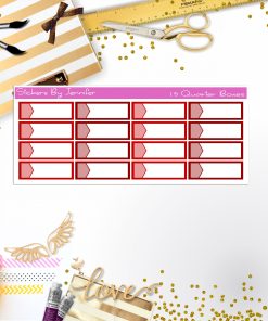 Quarter Boxes 028 Planner Stickers, Journal Stickers, Functional Planner Stickers, Stationary Stickers