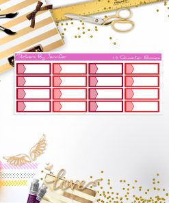 Quarter Boxes 029 Planner Stickers, Journal Stickers, Functional Planner Stickers, Stationary Stickers