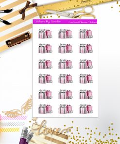 Buy Gifts Stickers, Planner Stickers, Journal Stickers, Functional Planner Stickers, Stationary Stickers