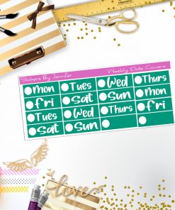 Weekly Date Covers R030 Planner Stickers, Journal Stickers, Functional Planner Stickers, Stationary Stickers