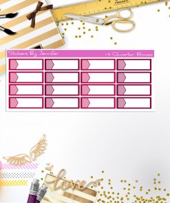 Quarter Boxes 030 Planner Stickers, Journal Stickers, Functional Planner Stickers, Stationary Stickers