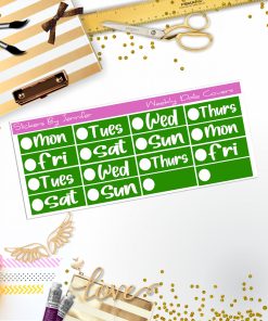 Weekly Date Covers R038 Planner Stickers, Journal Stickers, Functional Planner Stickers, Stationary Stickers