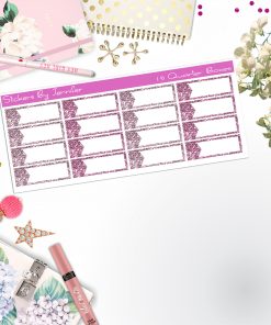 Quarter Boxes 039 Planner Stickers, Journal Stickers, Functional Planner Stickers, Stationary Stickers