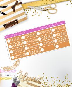 Weekly Date Covers P004 Planner Stickers, Journal Stickers, Functional Planner Stickers, Stationary Stickers