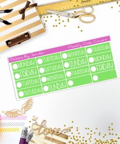 Weekly Date Covers P040 Planner Stickers, Journal Stickers, Functional Planner Stickers, Stationary Stickers