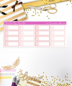 Quarter Boxes 040 Planner Stickers, Journal Stickers, Functional Planner Stickers, Stationary Stickers