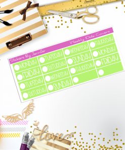Weekly Date Covers P041 Planner Stickers, Journal Stickers, Functional Planner Stickers, Stationary Stickers