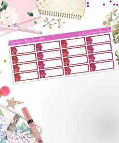 Quarter Boxes 041 Planner Stickers, Journal Stickers, Functional Planner Stickers, Stationary Stickers