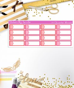 Quarter Boxes 041 Planner Stickers, Journal Stickers, Functional Planner Stickers, Stationary Stickers