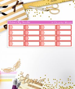 Quarter Boxes 042 Planner Stickers, Journal Stickers, Functional Planner Stickers, Stationary Stickers