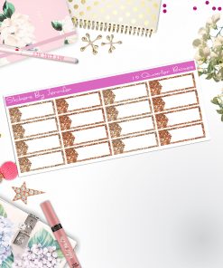 Quarter Boxes 043 Planner Stickers, Journal Stickers, Functional Planner Stickers, Stationary Stickers