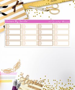 Quarter Boxes 046 Planner Stickers, Journal Stickers, Functional Planner Stickers, Stationary Stickers