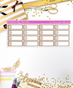 Quarter Boxes 047 Planner Stickers, Journal Stickers, Functional Planner Stickers, Stationary Stickers
