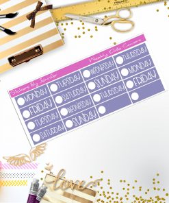 Weekly Date Covers P005 Planner Stickers, Journal Stickers, Functional Planner Stickers, Stationary Stickers