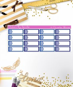 Quarter Boxes 005 Planner Stickers, Journal Stickers, Functional Planner Stickers, Stationary Stickers