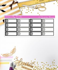 Quarter Boxes 050 Planner Stickers, Journal Stickers, Functional Planner Stickers, Stationary Stickers