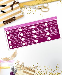 Weekly Date Covers P066 Planner Stickers, Journal Stickers, Functional Planner Stickers, Stationary Stickers
