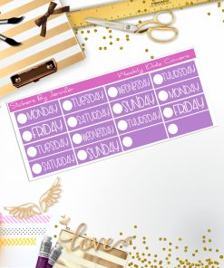 Weekly Date Covers P069 Planner Stickers, Journal Stickers, Functional Planner Stickers, Stationary Stickers