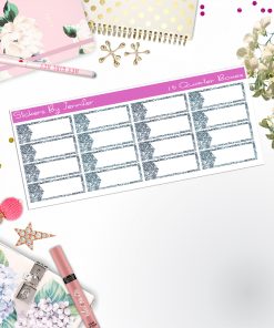 Quarter Boxes 007 Planner Stickers, Journal Stickers, Functional Planner Stickers, Stationary Stickers