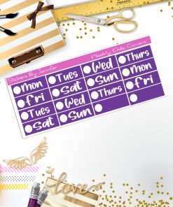 Weekly Date Covers R070 Planner Stickers, Journal Stickers, Functional Planner Stickers, Stationary Stickers