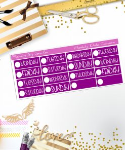 Weekly Date Covers P074 Planner Stickers, Journal Stickers, Functional Planner Stickers, Stationary Stickers