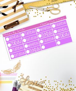 Weekly Date Covers P076 Planner Stickers, Journal Stickers, Functional Planner Stickers, Stationary Stickers