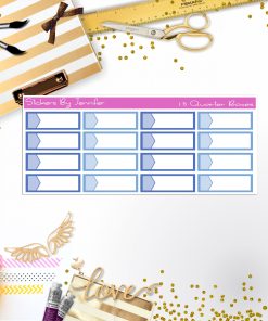 Quarter Boxes 008 Planner Stickers, Journal Stickers, Functional Planner Stickers, Stationary Stickers