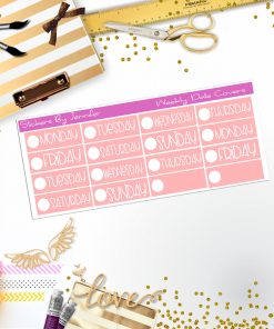 Weekly Date Covers P084 Planner Stickers, Journal Stickers, Functional Planner Stickers, Stationary Stickers