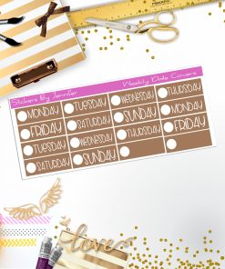 Weekly Date Covers P098 Planner Stickers, Journal Stickers, Functional Planner Stickers, Stationary Stickers