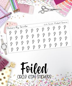 Lightning P-103 Functional Icons Sticker Sheet