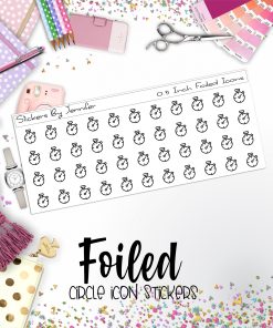 Stopwatch P-123 Functional Icons Sticker Sheet