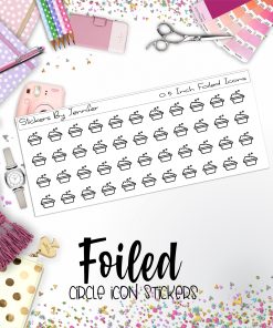 Washing P-125 Functional Icons Sticker Sheet