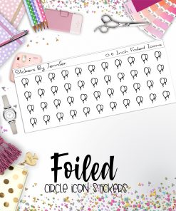 Party Ballons P-136 Functional Icons Sticker Sheet