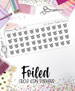 Party Lights P-138 Functional Icons Sticker Sheet