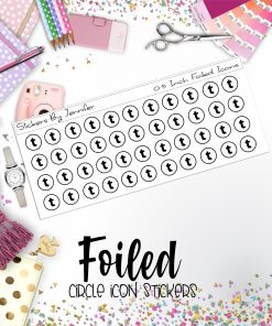 Tumblr P-147 Functional Icons Sticker Sheet