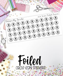 Amazon P-155 Functional Icons Sticker Sheet