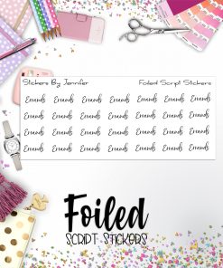 Errands P-233 Functional Script Sticker Sheet