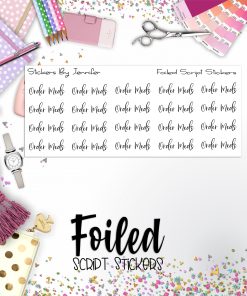 Order Meds P-240 Functional Script Sticker Sheet