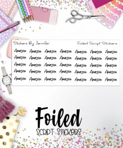 Amazon P-257 Functional Script Sticker Sheet