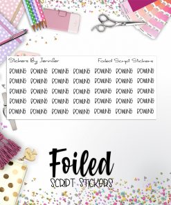 Bowling P-261 Functional Script Sticker Sheet