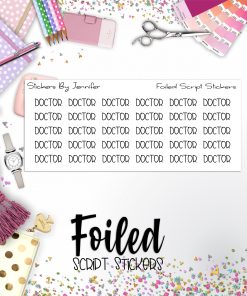 Doctor P-275 Functional Script Sticker Sheet