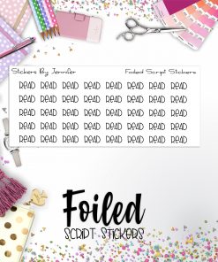 Read P-310 Functional Script Sticker Sheet