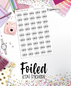 Phone Foiled Functional Sticker Sheet