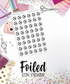 Soccer Ball Functional Sticker Sheet