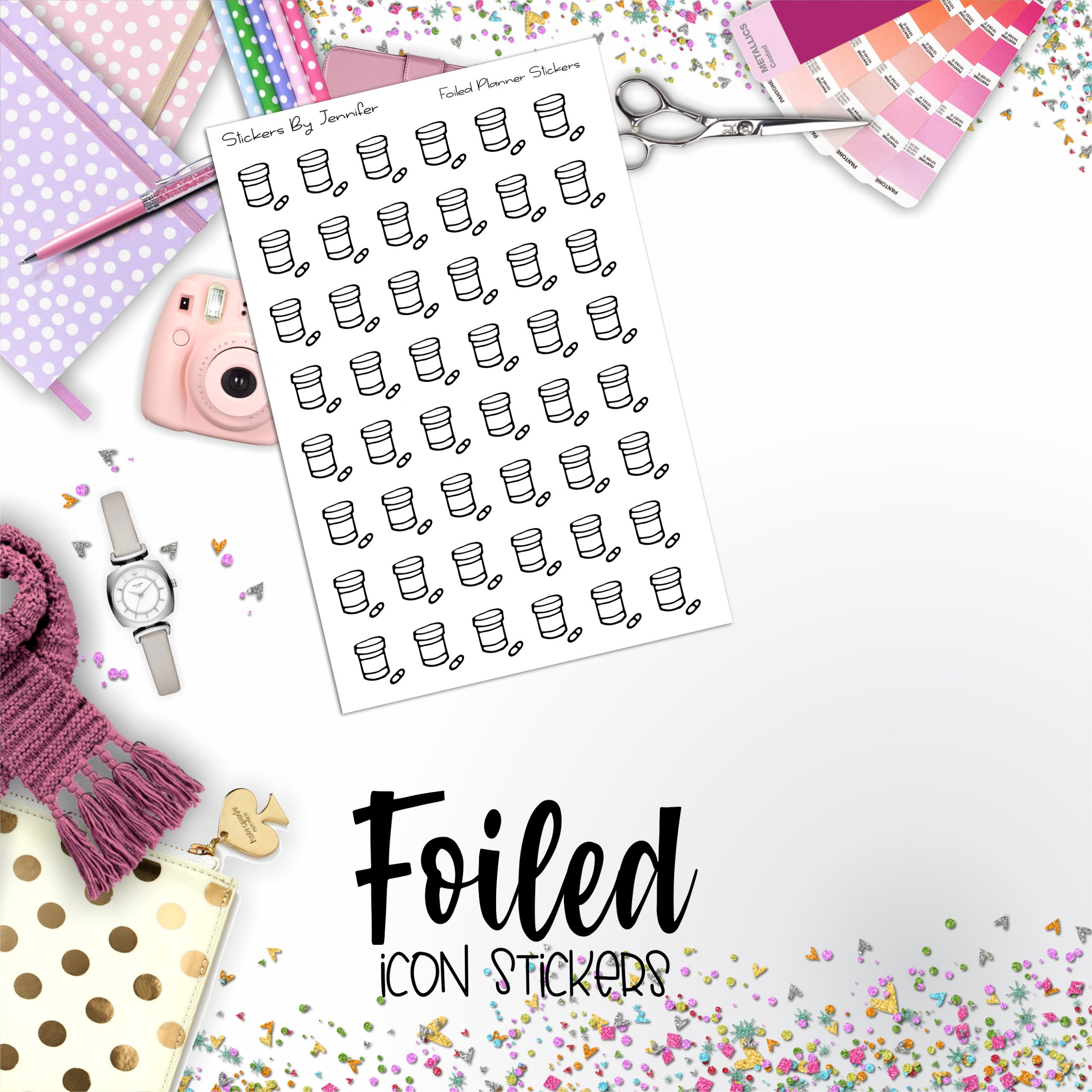 Perscription Functional Sticker Sheet