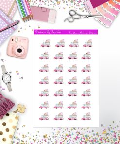 Ice Cream Truck Planner Stickers, Bullet Journal Stickers, Functional Planner Stickers, Stationary Stickers