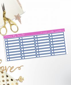 Task Headers,P-10 Planner Stickers