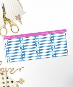 Task Headers,P-11 Planner Stickers