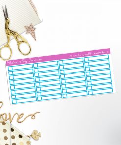Task Headers,P-12 Planner Stickers